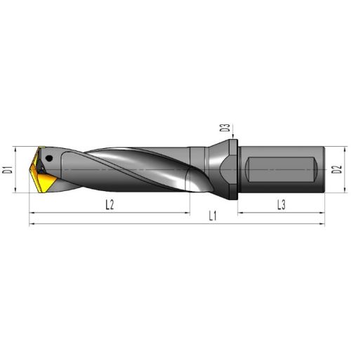 Carbide Replaceable consilium EXERCITATIO Bits